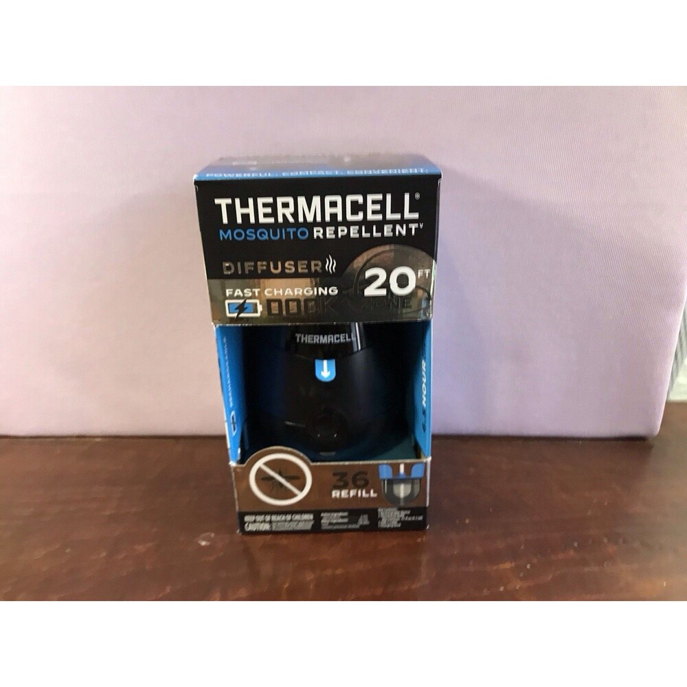 Thermacell Mosquito Repellent Diffuser 20ft Zone 36Hr Refill Dock Sealed